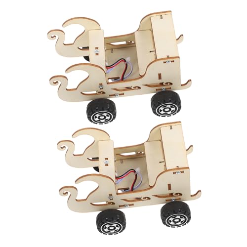 Kisangel 2 Stück DIY Stem Holzauto Bausatz mit Präzisem Sound Sensor Sprachgesteuertes Modellauto für Naturbelassenes Holz Pädagogisches Lernspielzeug für Drinnen und Draußen Kisangel 2 Stück DIY Stem Holzauto Bausatz mit Präzisem Sound Sensor Sprachgesteuertes Modellauto für Naturbelassenes Holz Pädagogisches Lernspielzeug für Drinnen und Draußen von Kisangel