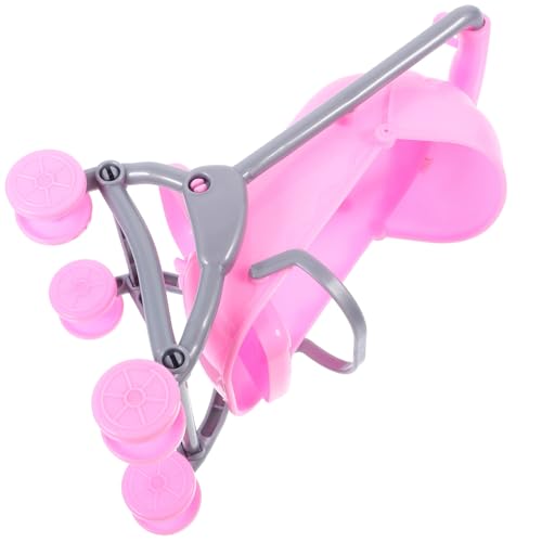 Kisangel 2 Stück Doppeltes Puppenwagen Spielzeugset Realistische Puppenstroller für Rollenspiele für Fördert die Eltern Beziehung und Kreatives für Puppenhäuser von Kisangel