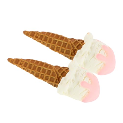 Kisangel 2 Stück Eismodell Geburtstags deko realistisches Spielfutter Dekorationen für Eispartys gefälschte Eiswaffel gefälschte Kuchen künstliche Nahrungsmittel zur Ausstellung Harz Kisangel 2 Stück Eismodell Geburtstags deko realistisches Spielfutter Dekorationen für Eispartys gefälschte Eiswaffel gefälschte Kuchen künstliche Nahrungsmittel zur Ausstellung Harz von Kisangel