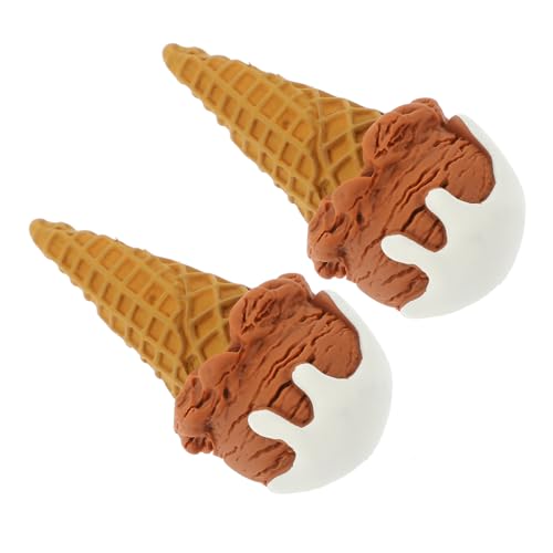 Kisangel 2 Stück Eismodell Künstlich Dessert-Display-Modelle -Requisiten Eisformen Simulation Eiswaffel Eisspielzeug Creme Gefälschte Eiswaffel Klein Harz Kisangel 2 Stück Eismodell Künstlich Dessert-Display-Modelle -Requisiten Eisformen Simulation Eiswaffel Eisspielzeug Creme Gefälschte Eiswaffel Klein Harz von Kisangel