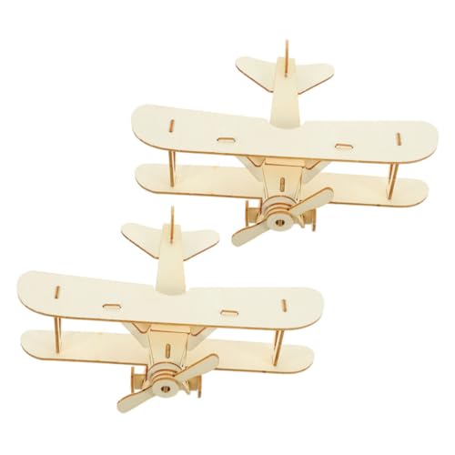 Kisangel 2 Stück Flugzeugmodell pädagogisches Flugzeughandwerk Flugzeug zusammenbauen Flugzeug Holzmodelle Holzpuzzle selber Machen Bambus Beige Kisangel 2 Stück Flugzeugmodell pädagogisches Flugzeughandwerk Flugzeug zusammenbauen Flugzeug Holzmodelle Holzpuzzle selber Machen Bambus Beige von Kisangel