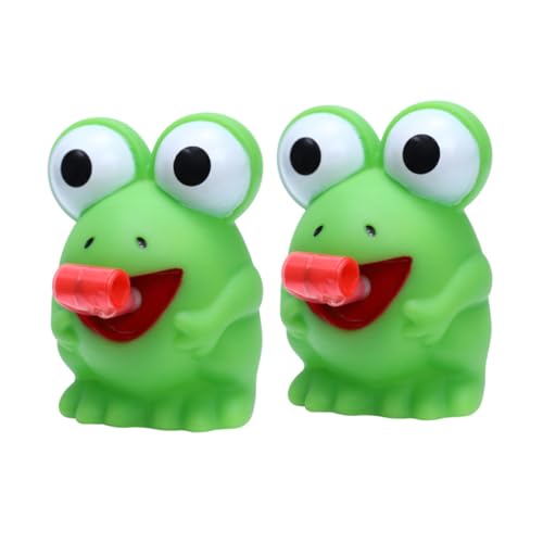 Kisangel 2 Stück Frosch Prise Tiere Tierischer Druck Babyspielzeug Druckspielzeug Drücken Tierisches Squeeze-froschspielzeug Frosch Plastik Green von Kisangel