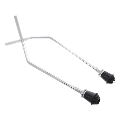 Kisangel 2 Stück Galvanisierter Tom Beinständer Trommelständerarm Trommelständerfüße Trommelständerzubehör Bodentom Beinhalter Trommelständerteile Bassdrum Beinhalterung Trommel von Kisangel