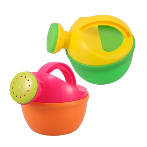 Kisangel 2 Stück Gießkanne Wasserspielzeug Wasserpumpe Garten handhaben Bewässerungsspielzeug für die Badewanne Eimer Plastikbewässerung kann für den Strand von Kisangel