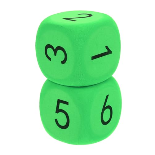 Kisangel 2 Stück Große Weiche Schaumstoffwürfel Für Kinder, Schaumstoff-Spiel-Requisite Für Spiele Im Klassenzimmer, Lernsitzungen Und Party-aktivitäten. Schaumstoff-Spiel-Requisite von Kisangel