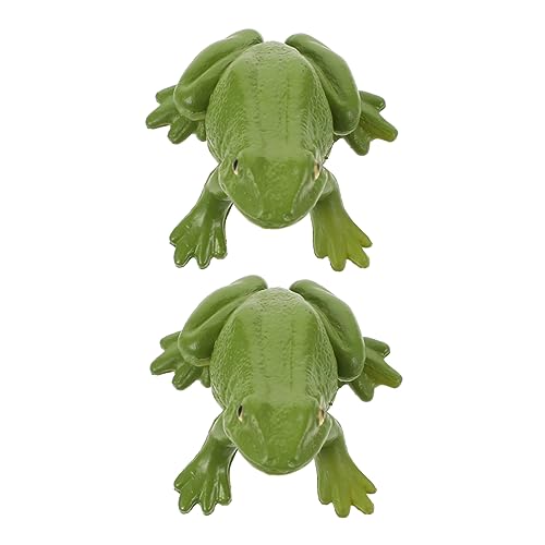 Kisangel 2 Stück Großer Froschspielzeug Frosch Froschgartendekor Miniatur-froschfiguren Frosch Figur Froschmodell Winzige Frösche Frosch Kinderspielzeug Grün Plastik Kisangel 2 Stück Großer Froschspielzeug Frosch Froschgartendekor Miniatur-froschfiguren Frosch Figur Froschmodell Winzige Frösche Frosch Kinderspielzeug Grün Plastik von Kisangel