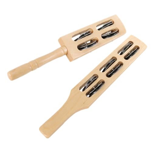 Kisangel 2 Stück Handglocke Musikspielzeug für Babys Jingle-Sticks-Instrument Glocken mit Holzgriff Stöcke mit Glocken Jingle-Stick-Shaker Schlaginstrument Rostfreier Stahl Kisangel 2 Stück Handglocke Musikspielzeug für Babys Jingle-Sticks-Instrument Glocken mit Holzgriff Stöcke mit Glocken Jingle-Stick-Shaker Schlaginstrument Rostfreier Stahl von Kisangel
