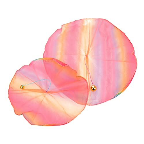 Kisangel 2 Stücke Fallschirmspielzeug für Kinder Handwurf Outdoor Fallschirm Klassisches Flugspielzeug Buntes für Mädchen und Jungen Partyspielzeug von Kisangel