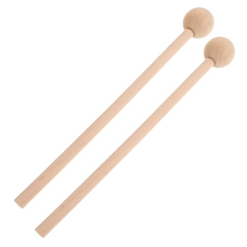 Kisangel 2 Stück Holz Klöppel Glockenspiel Mallets Orff Rhythmus Schlägel Musikspielzeug Sicher Für Frühe Musikpädagogik Klöppel Holz Ersatzstab von Kisangel