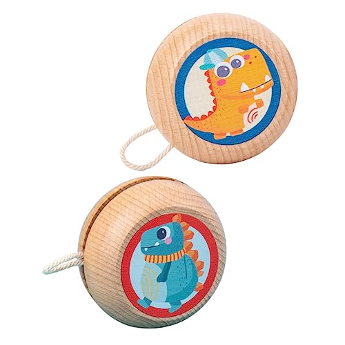 Kisangel 2 Stück Holz Yo Yos für Kreative Spielzeuge Hand Augen Koordination Langlebig und Tragbar für Jungen und Farbenfrohe Tierdesigns Dinosaurier Kisangel 2 Stück Holz Yo Yos für Kreative Spielzeuge Hand Augen Koordination Langlebig und Tragbar für Jungen und Farbenfrohe Tierdesigns Dinosaurier von Kisangel