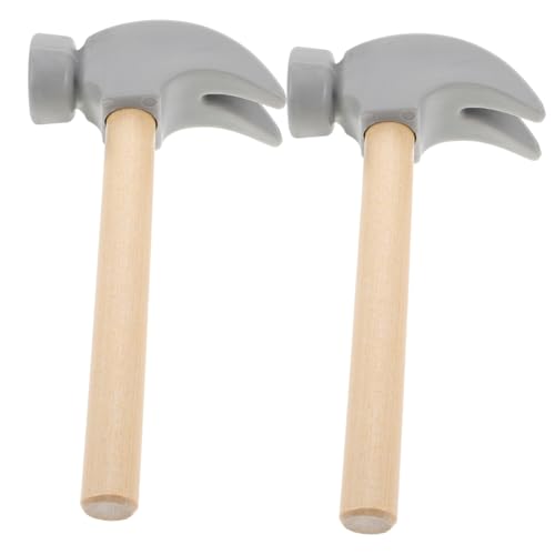 Kisangel 2 Stück Holzspielzeug Hammer für Kleinkinder mit Rutschfestem Griff Pädagogisches Hämmer für Interaktives Spiel und Motorische für Rollenspiele und Frühes Lernen Kisangel 2 Stück Holzspielzeug Hammer für Kleinkinder mit Rutschfestem Griff Pädagogisches Hämmer für Interaktives Spiel und Motorische für Rollenspiele und Frühes Lernen von Kisangel