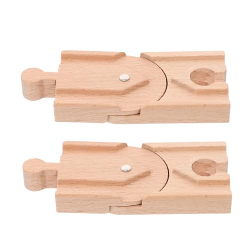 Kisangel 2 Stück Holzzugzubehör Kleinkind Kinderspielzeug Eisenbahngleis-Spielspielzeug zusammengebaute Bahnstrecke Holzschiene für den Zug Holzstrecke hölzerne Gleise Khaki Kisangel 2 Stück Holzzugzubehör Kleinkind Kinderspielzeug Eisenbahngleis-Spielspielzeug zusammengebaute Bahnstrecke Holzschiene für den Zug Holzstrecke hölzerne Gleise Khaki von Kisangel
