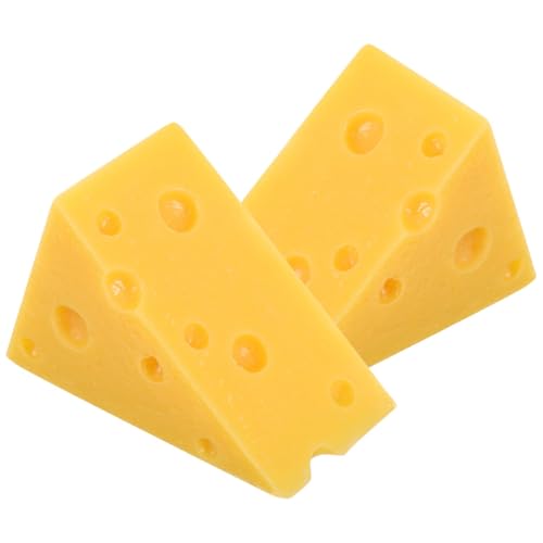 Kisangel 2 Stück Käsemodell Simulationskäse Dekoration Kunstkäse dekorativ realistisches Falsches Käse falsches Essen Käsestatue Käse-Requisite Käse-Modell Harz Yellow Kisangel 2 Stück Käsemodell Simulationskäse Dekoration Kunstkäse dekorativ realistisches Falsches Käse falsches Essen Käsestatue Käse-Requisite Käse-Modell Harz Yellow von Kisangel