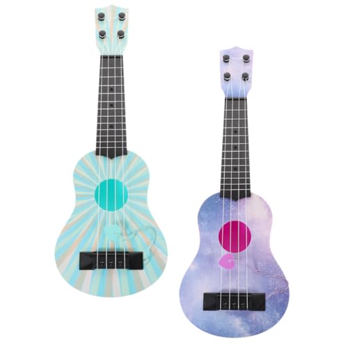 Kisangel 2 Stück Kindergitarre Ukulele für Kleinkinder Musikinstrument für Frühes Lernen Leicht und Tragbar für Jungen und Geburtstagsfeiern und Feiertage Kisangel 2 Stück Kindergitarre Ukulele für Kleinkinder Musikinstrument für Frühes Lernen Leicht und Tragbar für Jungen und Geburtstagsfeiern und Feiertage von Kisangel