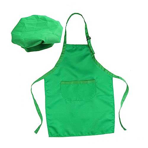 Kisangel 2 Stück Kinderschürze -Hut -Set Malen Schürze Kochen Ärmel Spielzeugküchenzubehör Schürze Kochschürzen Kinderküche Schürzen Backen Grün Kisangel 2 Stück Kinderschürze -Hut -Set Malen Schürze Kochen Ärmel Spielzeugküchenzubehör Schürze Kochschürzen Kinderküche Schürzen Backen Grün von Kisangel