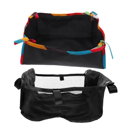 Kisangel 2 Stück Kinderwagen Unterkorb Unterkorb Für Kinderwagen Ersatz Windel Aufbewahrungstasche Netztasche von Kisangel