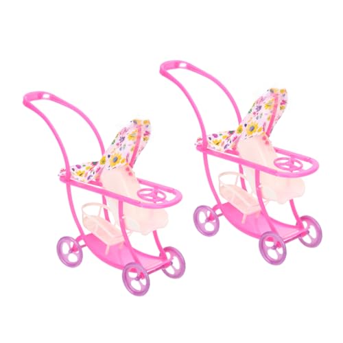 Kisangel 2 Stück Kinderwagen interaktives kinderspielzeug puppenwagen zubehör für Kleinkinder Teleskoppuppe realistisches Babypuppenzubehör Stoff Kisangel 2 Stück Kinderwagen interaktives kinderspielzeug puppenwagen zubehör für Kleinkinder Teleskoppuppe realistisches Babypuppenzubehör Stoff von Kisangel