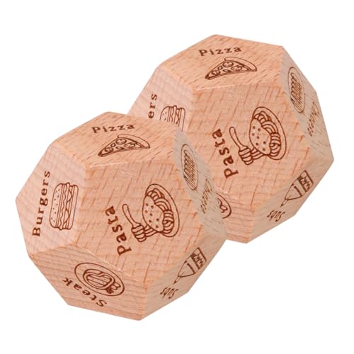 Kisangel 2 Stück Lebensmittelsieb Essen Datum Würfelspielzeug Holzwürfel-Requisite Mehrseitige Würfel Spiel Würfel Taschenwürfel Würfel Hölzern Light Brown Kisangel 2 Stück Lebensmittelsieb Essen Datum Würfelspielzeug Holzwürfel-Requisite Mehrseitige Würfel Spiel Würfel Taschenwürfel Würfel Hölzern Light Brown von Kisangel
