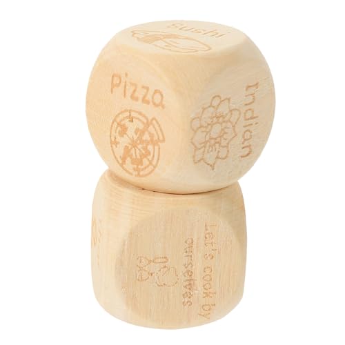 Kisangel 2 Stück Lebensmittelwürfel Entscheidung Essbar Für Essen Partyspielwürfel Mehrseitige Würfel Partywürfel Hölzern Kisangel 2 Stück Lebensmittelwürfel Entscheidung Essbar Für Essen Partyspielwürfel Mehrseitige Würfel Partywürfel Hölzern von Kisangel