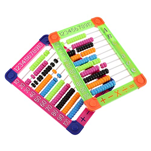 Kisangel 2stücke - Für Junge Mädchen Bunte Abacus Mit Ständer Für Grundschüler Pädagogisches Spielzeug Rechenfähigkeiten Und Kognitiven Entwicklung von Kisangel