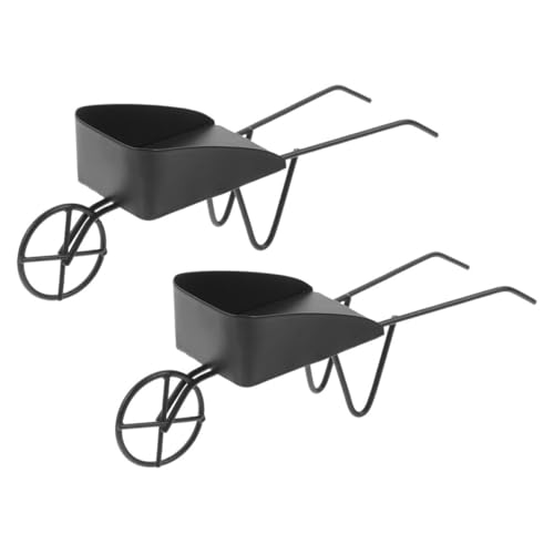 Kisangel 2 Stück Mini-Eisenwagen puppenhaus deko Mini -Hausdekoration winzige Möbel Dekorationszubehör für Puppenhäuser kleine Schubkarren Puppenhaus Schubkarre Puppenhausartikel Black Kisangel 2 Stück Mini-Eisenwagen puppenhaus deko Mini -Hausdekoration winzige Möbel Dekorationszubehör für Puppenhäuser kleine Schubkarren Puppenhaus Schubkarre Puppenhausartikel Black von Kisangel