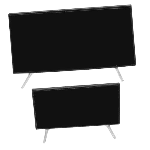 Kisangel 2 Stück Mini Fernseher Für Kleine Mädchen Miniaturen Puppenhauszubehör Puppenhausmöbel Mini Hausmöbel Puppenhaus Miniaturgeräte Mini Dinge Kunststoff Schwarz Kisangel 2 Stück Mini Fernseher Für Kleine Mädchen Miniaturen Puppenhauszubehör Puppenhausmöbel Mini Hausmöbel Puppenhaus Miniaturgeräte Mini Dinge Kunststoff Schwarz von Kisangel