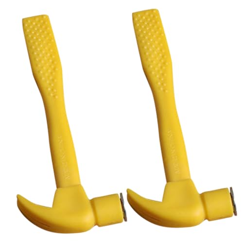 Kisangel 2 Stück Mini Hämmer Hammer Pounding Toy Leicht Sicher Farbenfroh für Kleine Hände als und Geschenkspielzeug für Mädchen Jungen von Kisangel