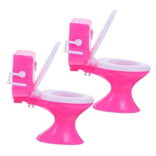 Kisangel 2 Stück Mini Toiletten Teiliges Interaktives Puppenhaus Badezimmer Zubehör Simulation Mini Toiletten für Mädchen Fördert Kreatives und Kognitive Fähigkeiten Zufällige Farbe Kisangel 2 Stück Mini Toiletten Teiliges Interaktives Puppenhaus Badezimmer Zubehör Simulation Mini Toiletten für Mädchen Fördert Kreatives und Kognitive Fähigkeiten Zufällige Farbe von Kisangel