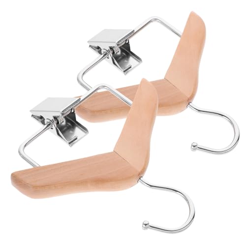 Kisangel 2 Stück Mini holzkleiderbügel Puppenkleiderbügel für Kleine Puppenkleidung Glatte Oberfläche Praktisches Puppenaccessoire für Ordentlichen Puppenschrank Leicht und Platzsparend von Kisangel