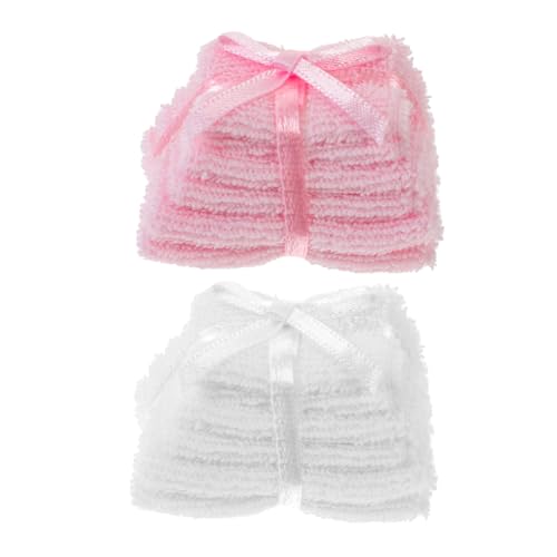 Kisangel 2 Stück Miniatur Handtücher für Puppenhaus Bad Stabile Stoffqualität Vielseitig Kompatibel mit Verschiedenen Möbelstilen Flexibel Anpassbar für Dekorative Badezimmergestaltung für Kisangel 2 Stück Miniatur Handtücher für Puppenhaus Bad Stabile Stoffqualität Vielseitig Kompatibel mit Verschiedenen Möbelstilen Flexibel Anpassbar für Dekorative Badezimmergestaltung für von Kisangel