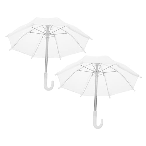 Kisangel 2 Stück Miniatur Puppenhaus Deko Mini Regenschirm Weiß Leichtes Mini Möbel Zubehör Detailreiches Modell mit Stilvollem Design für Puppenhaus Szenen und Miniatur Dekoration Kisangel 2 Stück Miniatur Puppenhaus Deko Mini Regenschirm Weiß Leichtes Mini Möbel Zubehör Detailreiches Modell mit Stilvollem Design für Puppenhaus Szenen und Miniatur Dekoration von Kisangel