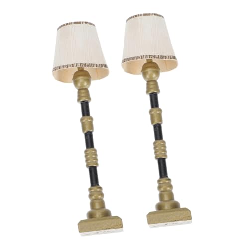Kisangel 2 Stück Miniatur Stehlampe Elegante Bodenleuchte für Puppenhäuser und Mikrolandschaften Dekorative Wohnaccessoires für Wohnzimmer Schlafzimmer Küche und Mehr Kisangel 2 Stück Miniatur Stehlampe Elegante Bodenleuchte für Puppenhäuser und Mikrolandschaften Dekorative Wohnaccessoires für Wohnzimmer Schlafzimmer Küche und Mehr von Kisangel