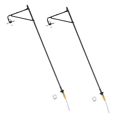 Kisangel 2 Stück Modell Gartenleuchte Gartenlampenpfosten -Laternen Klein Mini Winzig Lampenmodelle Modelleisenbahn Führte Laternenpfahllampen Edelstahl Plus Abs Kisangel 2 Stück Modell Gartenleuchte Gartenlampenpfosten -Laternen Klein Mini Winzig Lampenmodelle Modelleisenbahn Führte Laternenpfahllampen Edelstahl Plus Abs von Kisangel