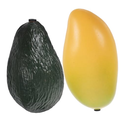 Kisangel 2 Stück Obstsandrohrspielzeug Spielzeugrückmacher Musik Maracas Musikinstrumente Percussion Shaker fruchtförmige Schlaginstrumente Musikspielzeug Musik Shaker Plastik von Kisangel