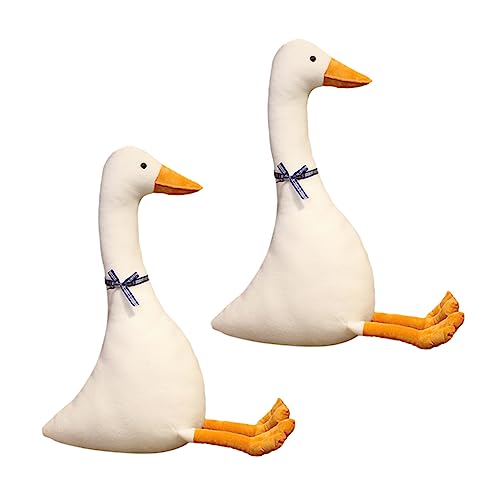 Kisangel 2 Stück Puppe Plüschtier für kinderspielzeug Children Toys Soft Toy verkleidung Plüschtiere gefüllte Gans groß tierisches Plüschspielzeug PP Baumwolle Kisangel 2 Stück Puppe Plüschtier für kinderspielzeug Children Toys Soft Toy verkleidung Plüschtiere gefüllte Gans groß tierisches Plüschspielzeug PP Baumwolle von Kisangel