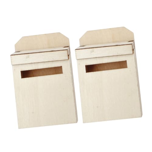 Kisangel 2 Stück Puppenhaus Gile puppenhauszubehör Puppenhaus Zubehör Holz Hausmöbel Holzpostfach Puppenhaus-Möbelset Miniatur-Puppenstubenmöbel und Zubehör hölzern Beige Kisangel 2 Stück Puppenhaus Gile puppenhauszubehör Puppenhaus Zubehör Holz Hausmöbel Holzpostfach Puppenhaus-Möbelset Miniatur-Puppenstubenmöbel und Zubehör hölzern Beige von Kisangel