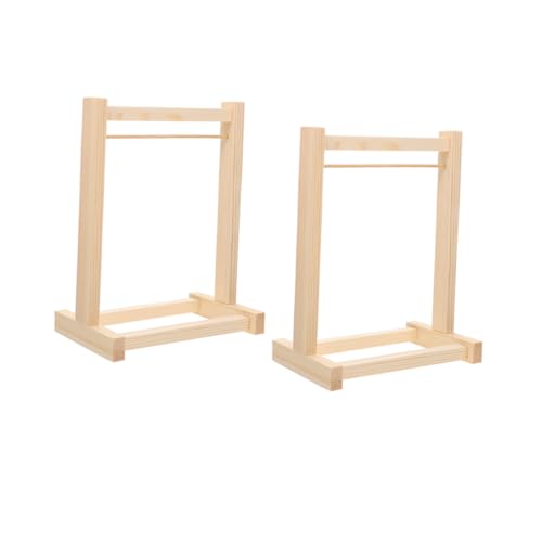 Kisangel 2 Stück Puppenhaus Wäscheständer Organizer Für Puppenkleider Puppentuchständer Puppenstoffaufbewahrung Kleiderständer Für Puppen Miniatur-puppenhauszubehör Khaki Holz Kisangel 2 Stück Puppenhaus Wäscheständer Organizer Für Puppenkleider Puppentuchständer Puppenstoffaufbewahrung Kleiderständer Für Puppen Miniatur-puppenhauszubehör Khaki Holz von Kisangel