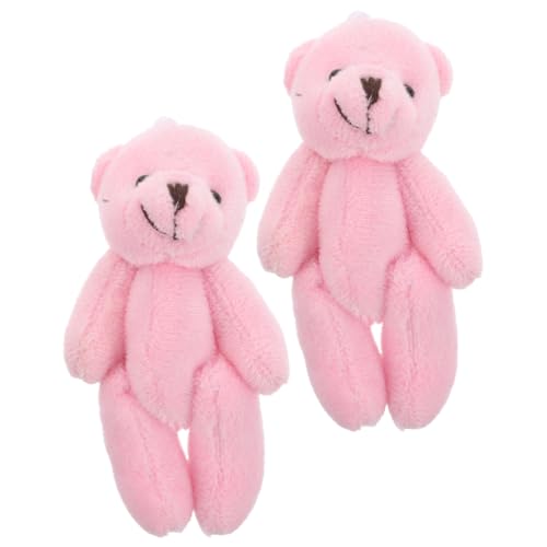 Kisangel 2 Stück Puppenhauspuppe Mini-Plüschbär Miniatur-Plüschbärenspielzeug Mini-Puppen Kleiner ausgestopfter Bär Minibären für die Babyparty Bär Plüsch kurzer Plüsch Rosa Kisangel 2 Stück Puppenhauspuppe Mini-Plüschbär Miniatur-Plüschbärenspielzeug Mini-Puppen Kleiner ausgestopfter Bär Minibären für die Babyparty Bär Plüsch kurzer Plüsch Rosa von Kisangel