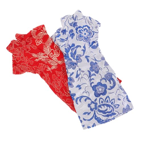 Kisangel 2 Stück Puppenkleidung Mädchen Miniatur-Cheongsam Puppenhauszubehör chinesische Puppen Kleidung für wiedergeborene Babypuppen Puppe Cheongsam Puppenzubehör Puppenbaby Outfits Stoff Kisangel 2 Stück Puppenkleidung Mädchen Miniatur-Cheongsam Puppenhauszubehör chinesische Puppen Kleidung für wiedergeborene Babypuppen Puppe Cheongsam Puppenzubehör Puppenbaby Outfits Stoff von Kisangel
