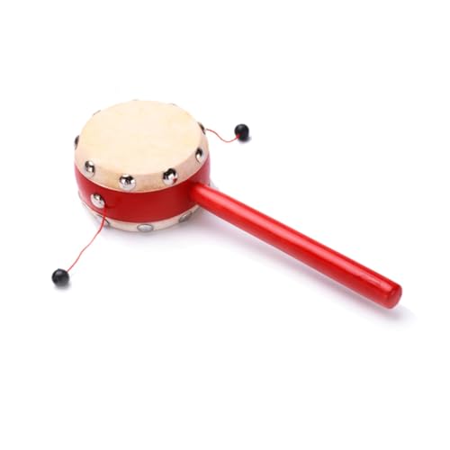 Kisangel 2 Stück Rasseltrommel mit Schafslederkopf Traditionelles Musikinstrument für Junge Mädchen Holzgriff Rot Fördert die Hörfähigkeiten und Hand Augen Koordination Kisangel 2 Stück Rasseltrommel mit Schafslederkopf Traditionelles Musikinstrument für Junge Mädchen Holzgriff Rot Fördert die Hörfähigkeiten und Hand Augen Koordination von Kisangel