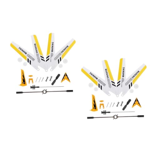 Kisangel 2 Stück Rc Hubschrauber Ersatzteile Set Komplettes Zubehör aus Robustem Abs Kunststoff und Legierung Gelb Kompatibel mit Langlebige Ersatzteile für Ferngesteuerten Kisangel 2 Stück Rc Hubschrauber Ersatzteile Set Komplettes Zubehör aus Robustem Abs Kunststoff und Legierung Gelb Kompatibel mit Langlebige Ersatzteile für Ferngesteuerten von Kisangel