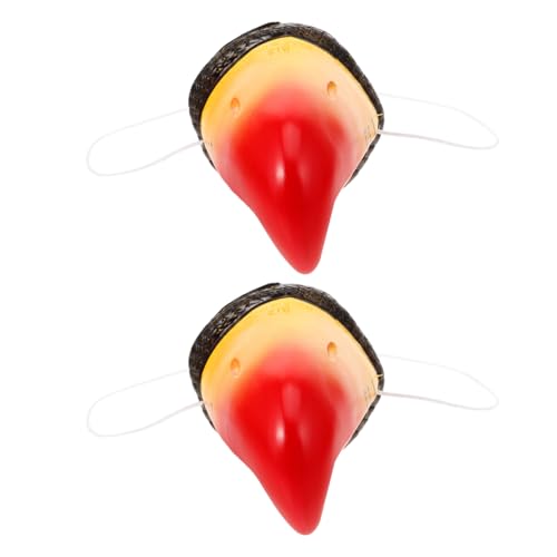 Kisangel 2 Stück Realistische Papagei Nase Cosplay Requisiten für Halloween und Tierkostüme Leicht und Bequem für Partys und Bühnenauftritte Lebensechte Dekoration aus Vinyl Kisangel 2 Stück Realistische Papagei Nase Cosplay Requisiten für Halloween und Tierkostüme Leicht und Bequem für Partys und Bühnenauftritte Lebensechte Dekoration aus Vinyl von Kisangel