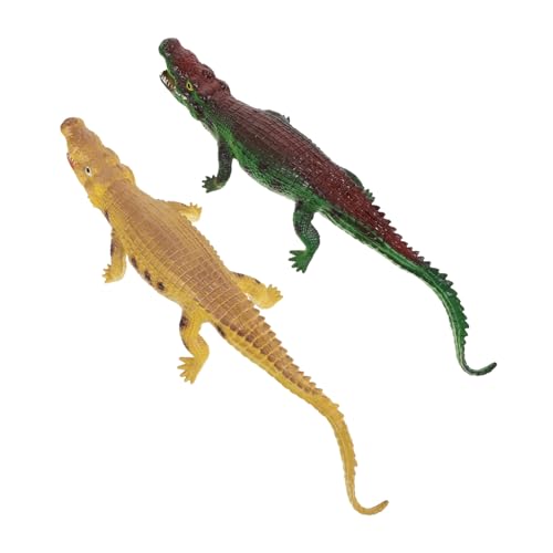 Kisangel 2 Stück Realistisches Krokodilspielzeug Teiliges aus Weichem Kunststoff mit Geräuschfunktion für Lernspielzeug Dekoration für Partys und Spielzimmer Kisangel 2 Stück Realistisches Krokodilspielzeug Teiliges aus Weichem Kunststoff mit Geräuschfunktion für Lernspielzeug Dekoration für Partys und Spielzimmer von Kisangel