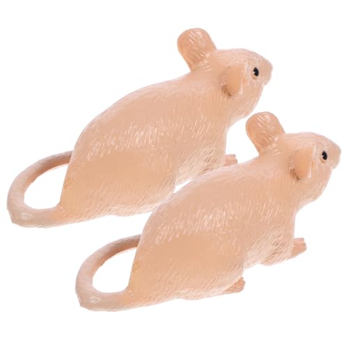 Kisangel 2 Stück Realistisches Mäusemodell aus Robustem Pädagogisches Lernspielzeug für Kleinkinder Sicher und Langlebig als Halloween Deko und Lustiger Streichartikel Kisangel 2 Stück Realistisches Mäusemodell aus Robustem Pädagogisches Lernspielzeug für Kleinkinder Sicher und Langlebig als Halloween Deko und Lustiger Streichartikel von Kisangel