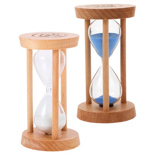 Kisangel 2 Stück Sanduhr-Timer Holz Sanduhr Küchen Timer Multifunktionale Sanduhr Tischuhr Sanduhr kreative Sanduhr Mode -Sandglas -Timer Spieltimer Sanduhr mit Sanduhr Kiefernholz Kisangel 2 Stück Sanduhr-Timer Holz Sanduhr Küchen Timer Multifunktionale Sanduhr Tischuhr Sanduhr kreative Sanduhr Mode -Sandglas -Timer Spieltimer Sanduhr mit Sanduhr Kiefernholz von Kisangel
