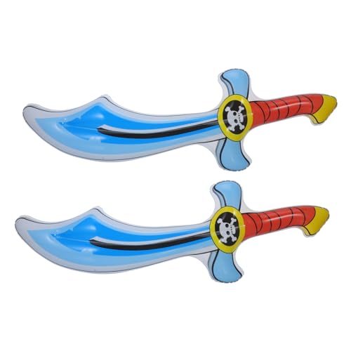 Kisangel 2 Stück Schaumstoffschwert Link Duell Halloween Piratenparty Aufblasbare Requisitenklingen Aufgeblasen Für Piraten Mottoparty Piratenparty Gastgeschenke Rollenspiele von Kisangel