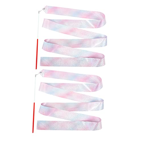 Kisangel 2 Stück Schleife gymnastikband weihanchten Ruthe 'yogamatte tanzen Bänder rhythmisch für Turnwettkampfversorgung Durchführen von farbigen Streamer Polyester rot Kisangel 2 Stück Schleife gymnastikband weihanchten Ruthe 'yogamatte tanzen Bänder rhythmisch für Turnwettkampfversorgung Durchführen von farbigen Streamer Polyester rot von Kisangel