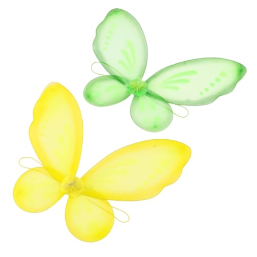 Kisangel 2 Stück Schmetterlingsflügel Kostüm für Flügel für Karneval und Halloween Zubehör für Rollenspiele und Partys Kisangel 2 Stück Schmetterlingsflügel Kostüm für Flügel für Karneval und Halloween Zubehör für Rollenspiele und Partys von Kisangel