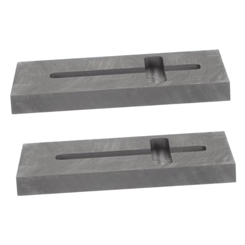 Kisangel 2 Stück Schmuckschmelzmodell schmelzendes Gießwerkzeug schmelzende Metallform Gussformen Gießformen aus Metall für Schmuck Gießform Schmelzen Schmelzguss-Kit Graphit Black Kisangel 2 Stück Schmuckschmelzmodell schmelzendes Gießwerkzeug schmelzende Metallform Gussformen Gießformen aus Metall für Schmuck Gießform Schmelzen Schmelzguss-Kit Graphit Black von Kisangel
