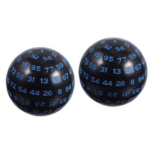 Kisangel 2 Stück Seitiger Acrylspielwürfel Seiten Zahlenwürfel Leicht Tragbar für Partyspiele Ktv Bar Zubehör Multifunktional und Wiederverwendbar von Kisangel